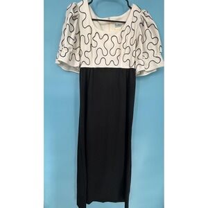 Reitman's Vintage Black And White Dress Sz 9